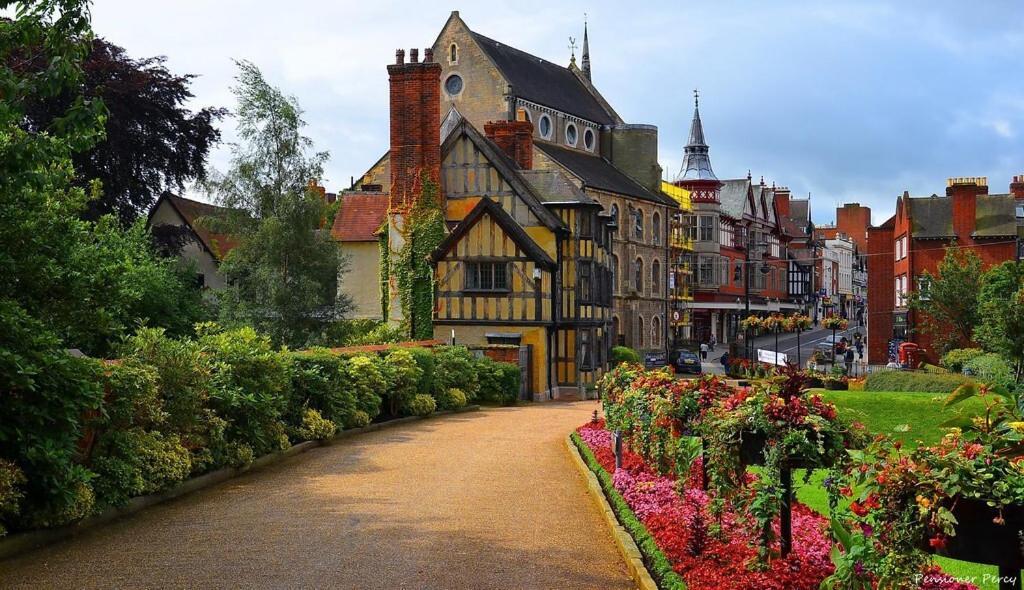 Villa Shrewsbury Georgian Town House - Hills Lane Esterno foto